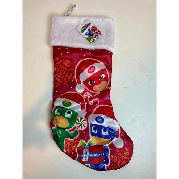PJ Masks Christmas Stockings NWT Kurt Adler 19-inches - Picture 1 of 3